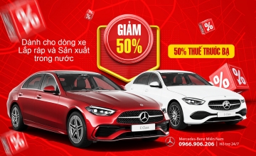 Giảm Thuế Trước Bạ Dòng Xe Mercedes-Benz (Oto Trong Nước)